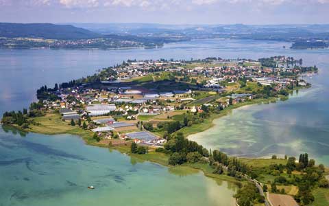 Reichenau-Gemüse eG - Insel Luftaufnahme