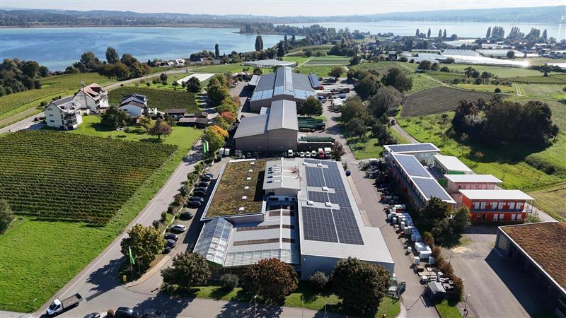 Reichenau-Gemüse eG - Verbundunternehmen - Reichenauer Garten Center, Leerguthalle, zentrale Vermarktungshalle